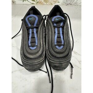Nike Air Max 97 GS Running Trainers FB8033 Sneakers Shoes Youth Sz 7Y Black Blue